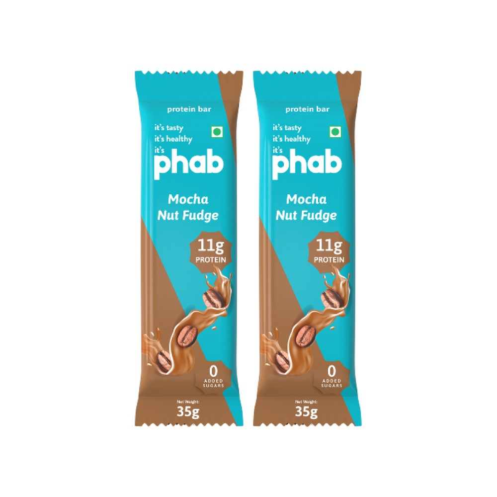 Phab Phab 11g Protein Mocha Nut Fudge Protein Bar