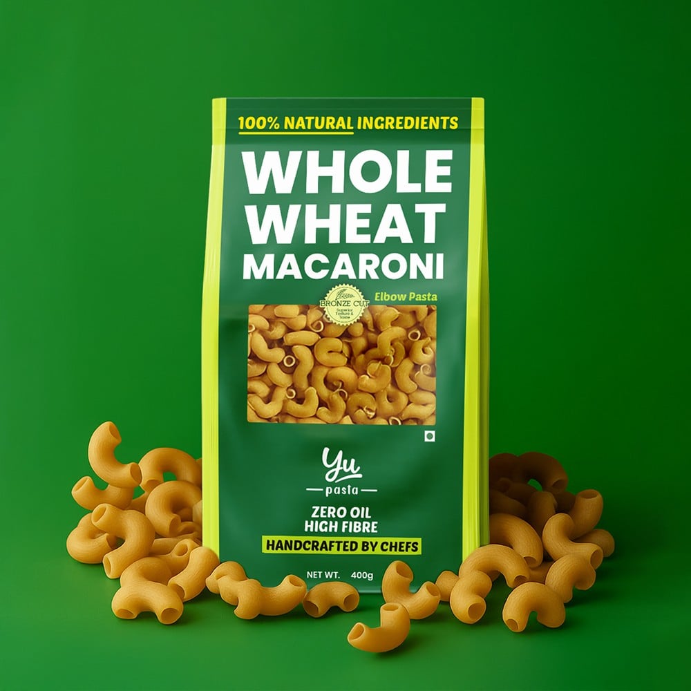 Yu Yu 100% Whole Wheat Elbow Macaroni Pasta