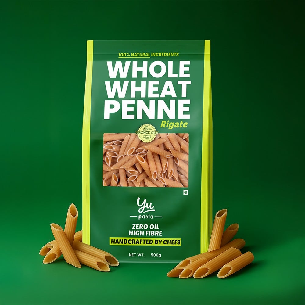 Yu Yu 100% Whole Wheat Penne Pasta