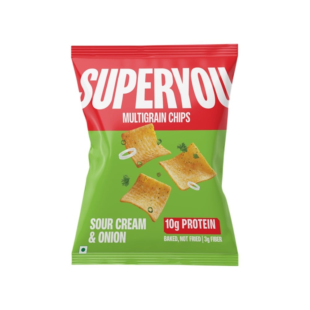 SuperYou SuperYou Multigrain Sour Cream & Onion Chips