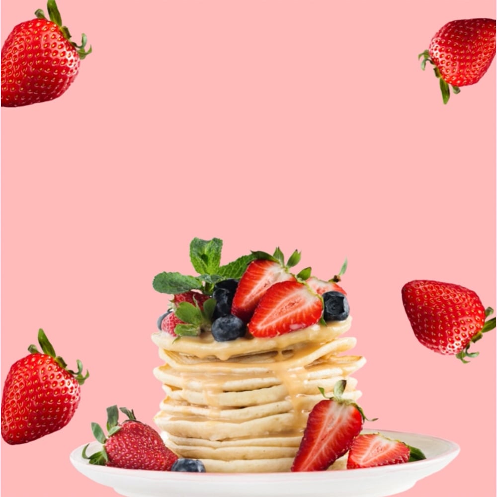 Gladful Gladful Strawberry Pancake Mix with Jowar and Oats