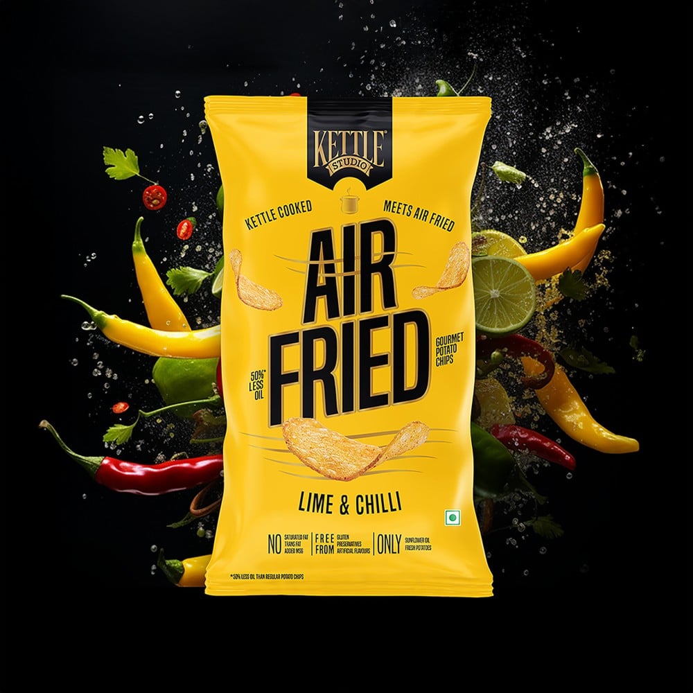 Kettle Studio Kettle Studio Air Fried Lime & Chilli Potato Chips