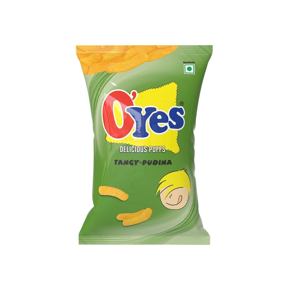 O'yes O'yes Delicious Tangy Pudina Puffs