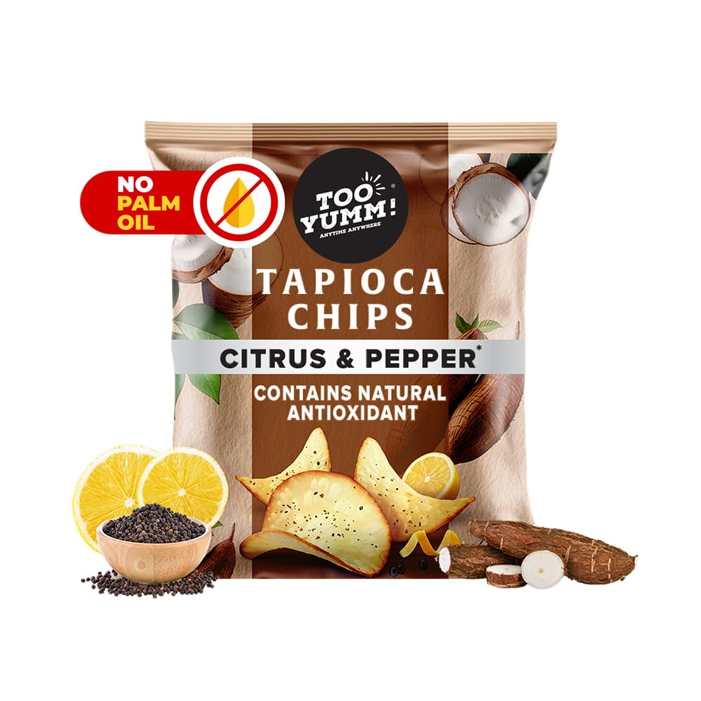 Too Yumm Too Yumm Citrus Pepper Tapioca Chips (No Palm Oil)