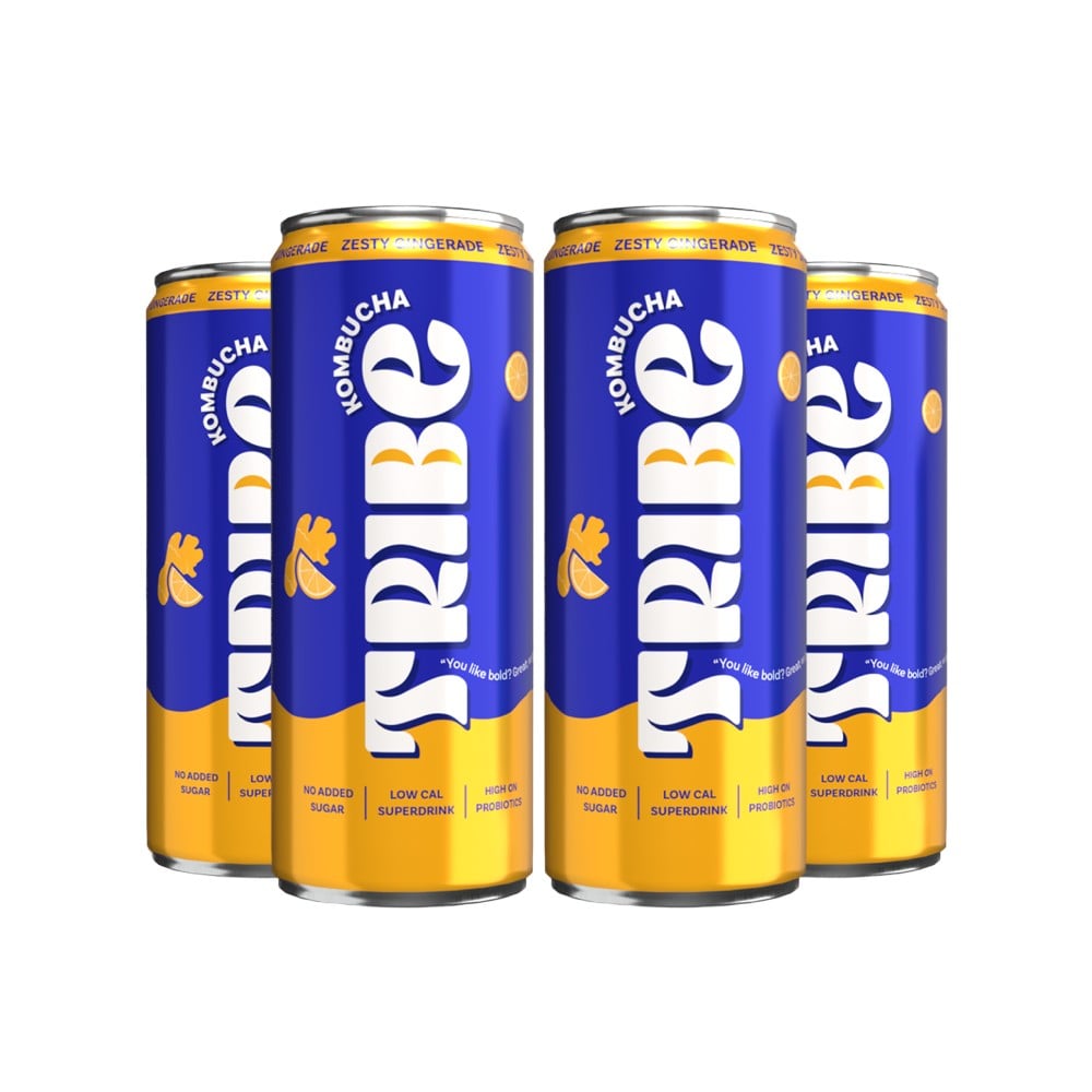 Tribe Kombucha Tribe Kombucha Zesty Gingerade Probiotic Sparkling Drink