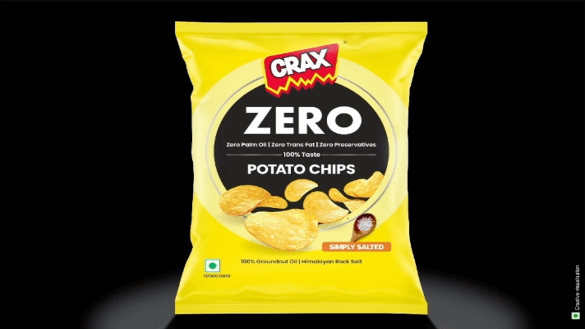 Crax Crax Zero Salted Potato Chips -No Palm Oil