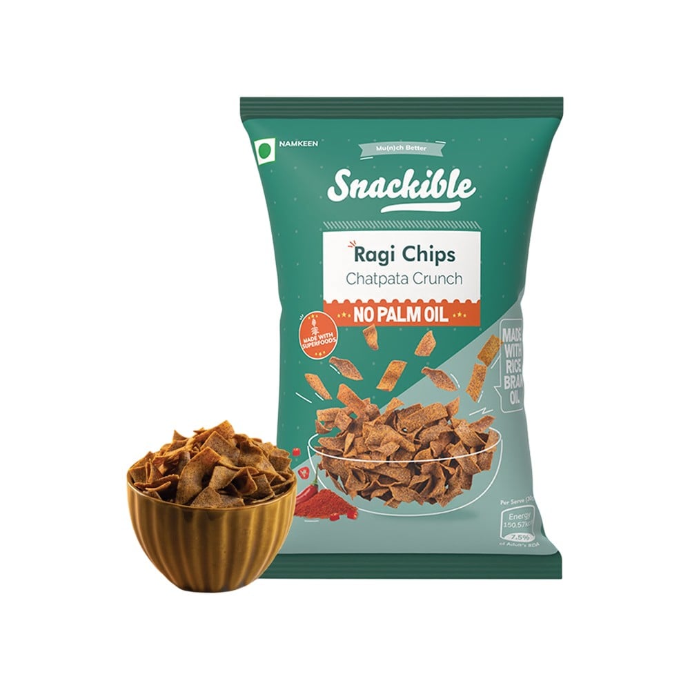 Snackible Snackible Chatpata Crunch Ragi Chips