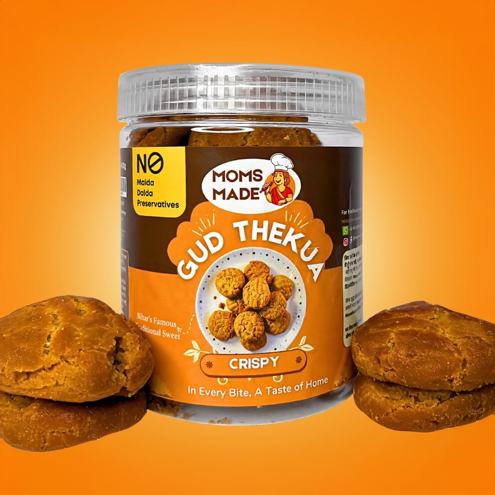 MomsMade MomsMade Desi Ghee Gud Thekua Cookie (No Maida)