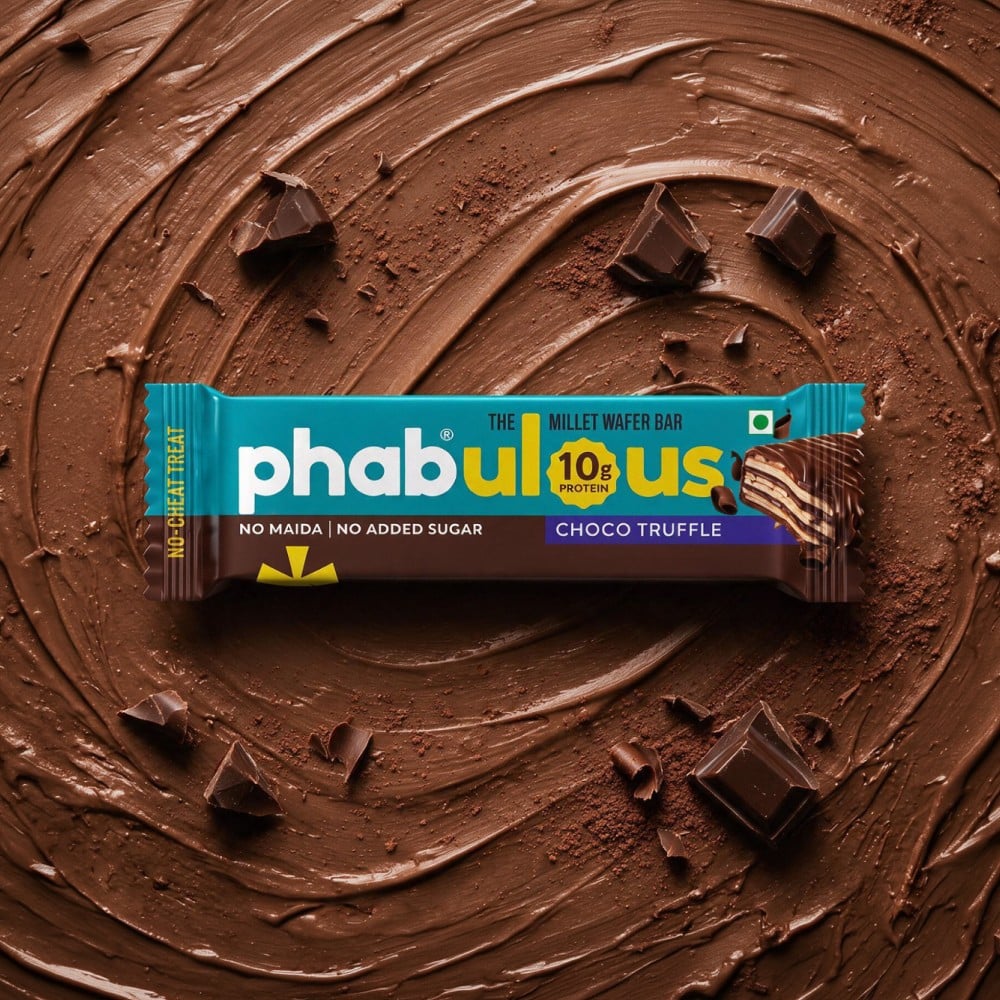 Phab Phab 10g Protein Chocolate Truffle Millet Protein Wafer Bar