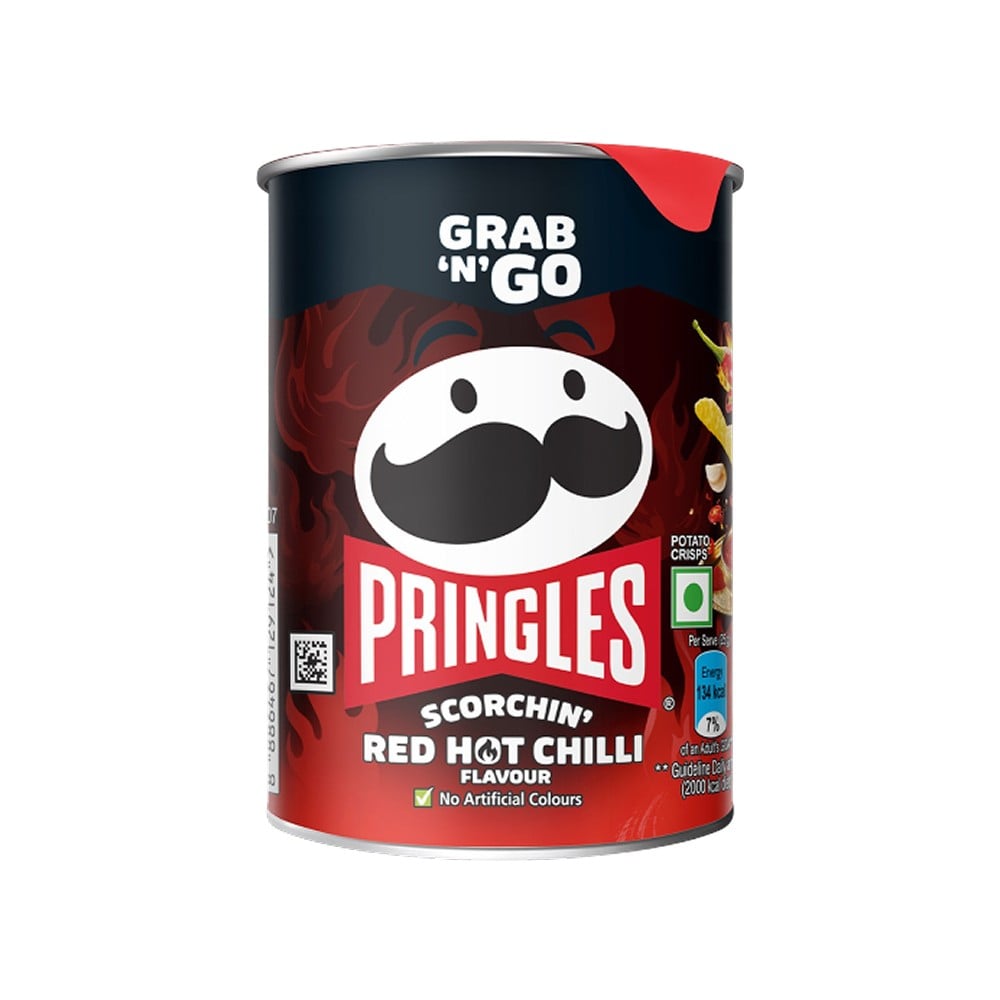 Pringles Pringles Scorchin’ Red Hot Chilli Potato Chips