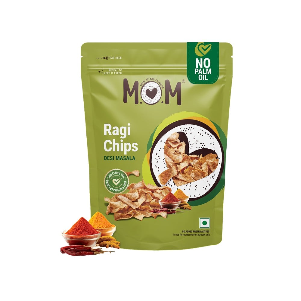 MOM MOM Desi Masala Ragi Chips