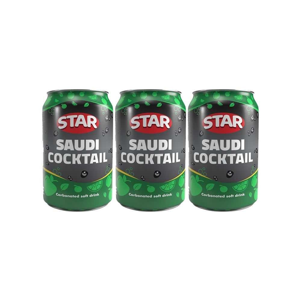 Star Star Saudi Cocktail Carbonated Soft Drink