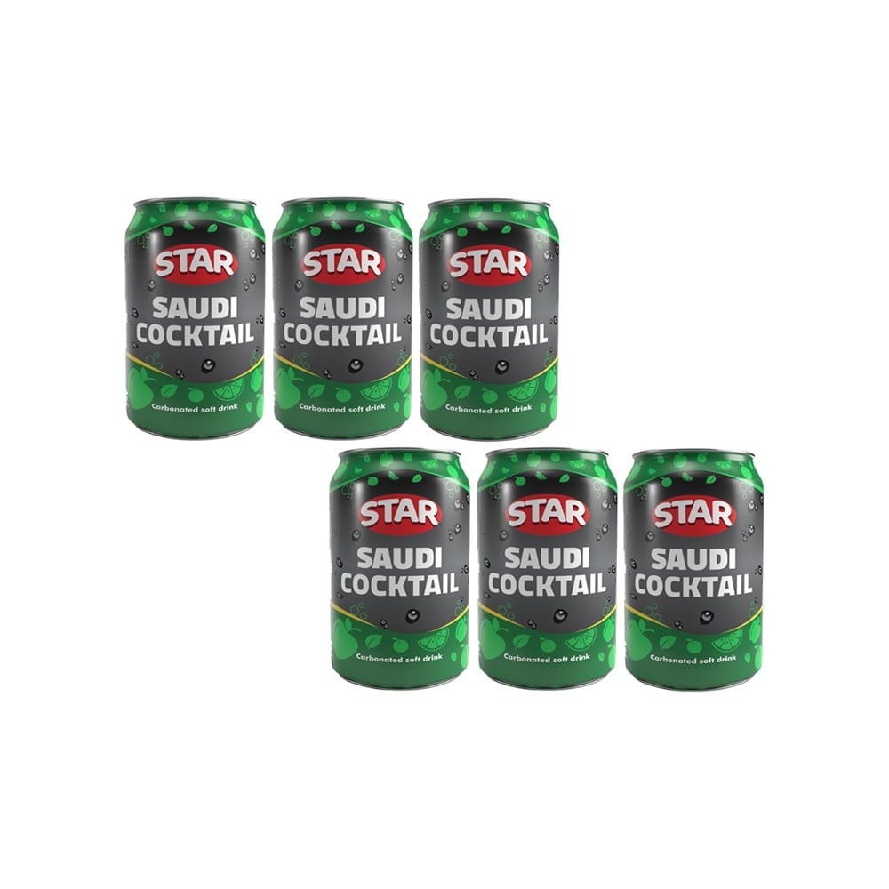 Star Star Saudi Cocktail Carbonated Soft Drink