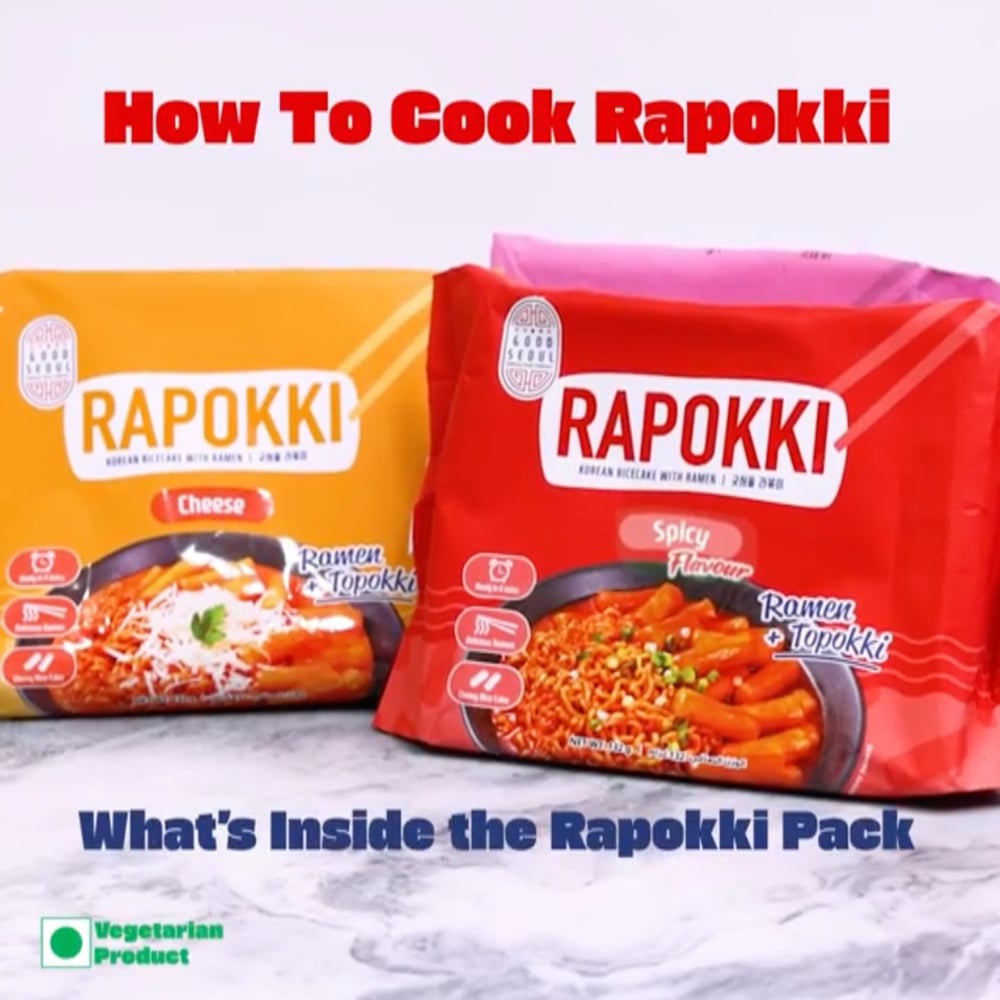 Good Seoul Good Seoul Cheese Rapokky Rice Cake with Ramen