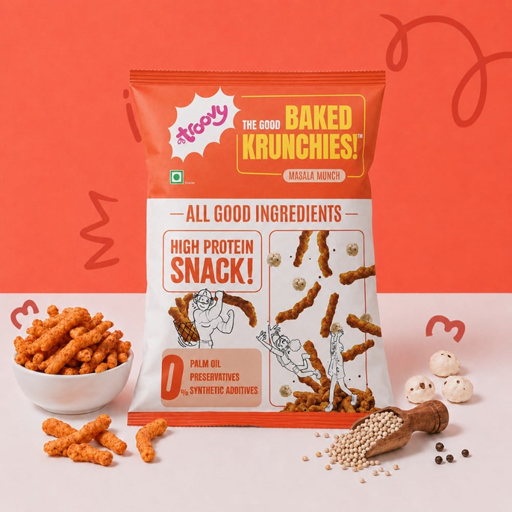 Troovy Troovy High Protein Makhana Krunchies