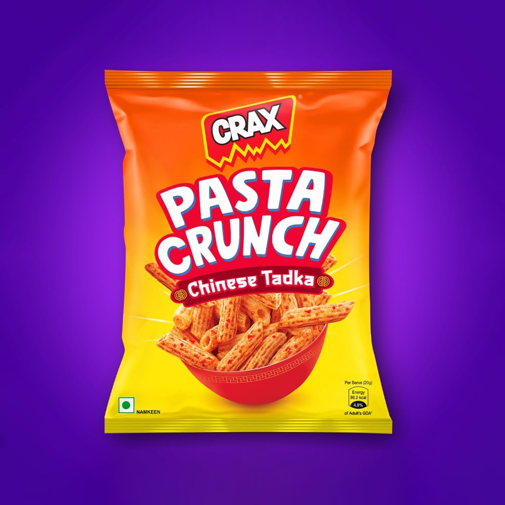 Crax Crax Pasta Crunch Chinese Tadka Puffs