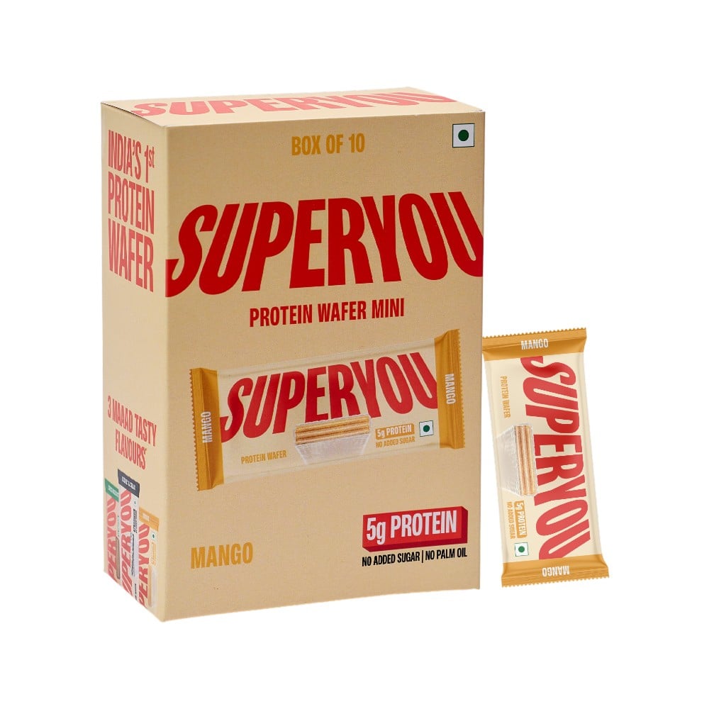 SuperYou SuperYou Mini Mango Protein Wafer Bar