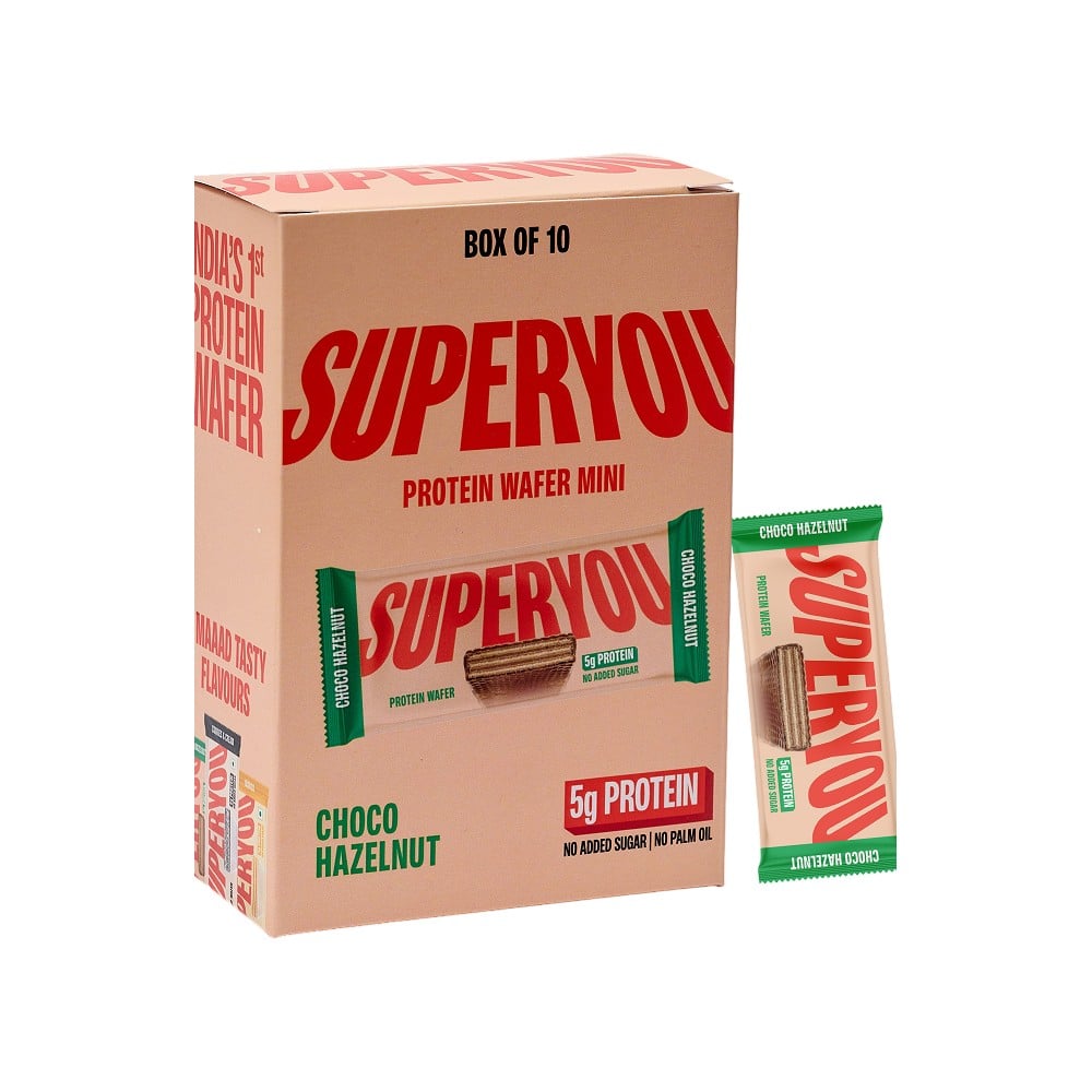 SuperYou SuperYou Mini Choco Hazelnut Protein Wafer Bar