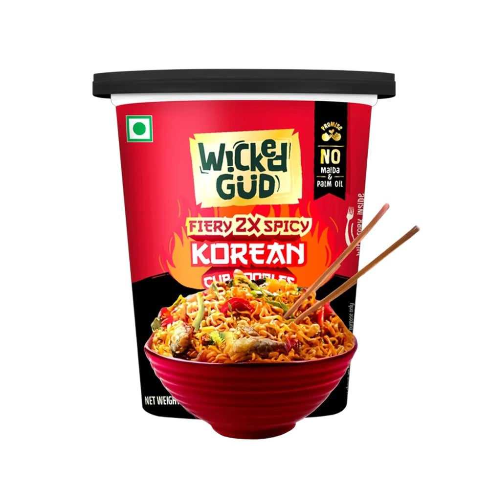 WickedGud WickedGud Fiery 2X Spicy Korean Cup Noodles