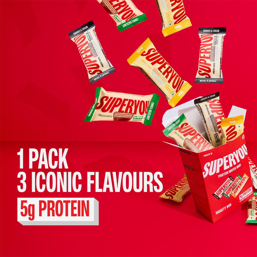 SuperYou Superyou Mini Protein Wafer Bars Assorted