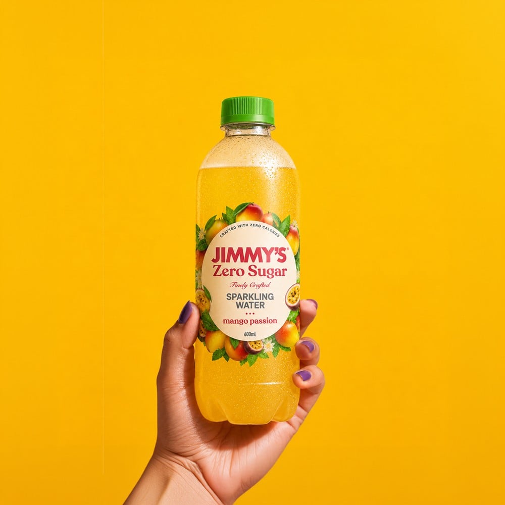 Jimmy's Jimmy's Mango Passion Zero Sugar Sparkling Drink