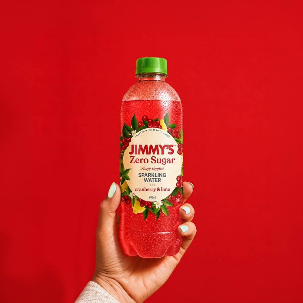 Jimmy's Jimmy's Cranberry Lime Zero Sugar Sparkling Drink