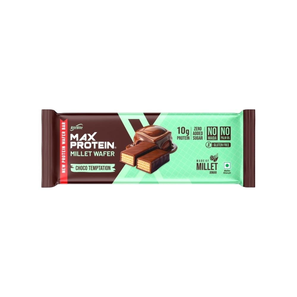 RiteBite RiteBite Max Protein Choco Temptation Millet Wafer Protein Bar
