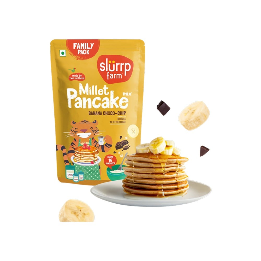 Slurrp Farm Slurrp Farm Millet Pancake Mix Banana Choco Chip