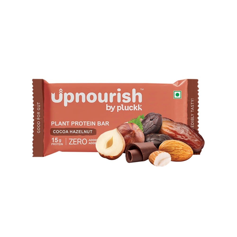 Upnourish by Pluckk Upnourish by Pluckk Hazelnut 15g Plant Protein Bar