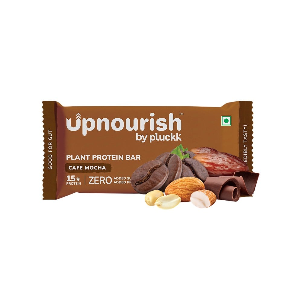 Upnourish by Pluckk Upnourish by Pluckk Cafe Mocha 15g Plant Protein Bar