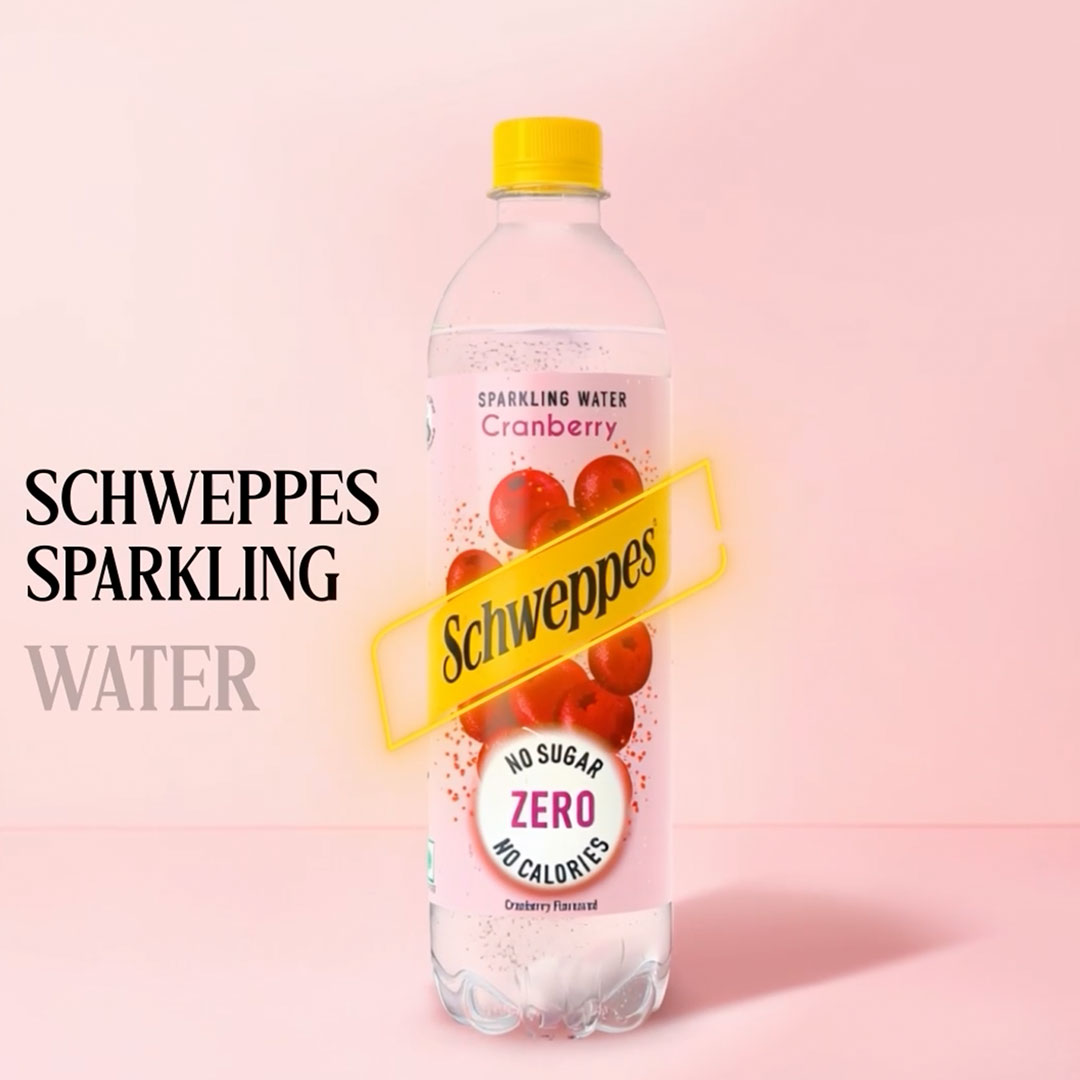 Schweppes Schweppes Zero Calorie Sparkling Water (Cranberry)
