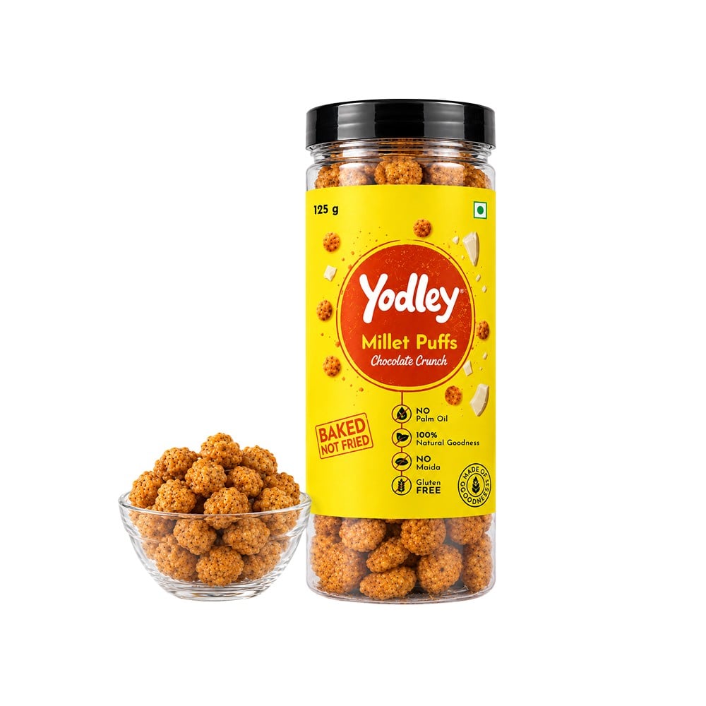 Yodley Yodley Coconut Crunch Healthy Millet Puffs