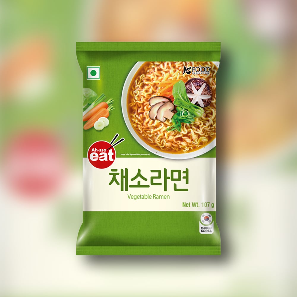 Ah-ssa Ah-ssa Vegetable Ramen Instant Noodles