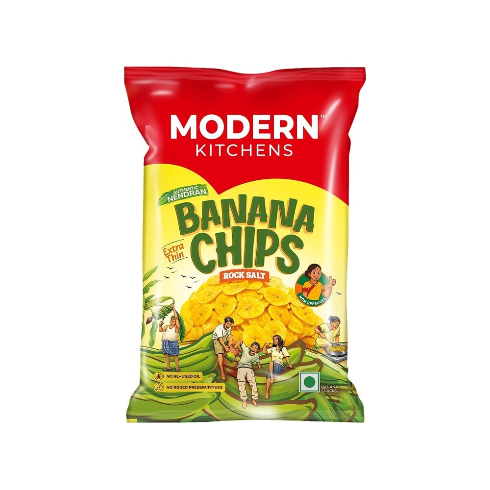 Modern Kitchens Modern Kitchens Nendran Banana Chips (Rock Salt)