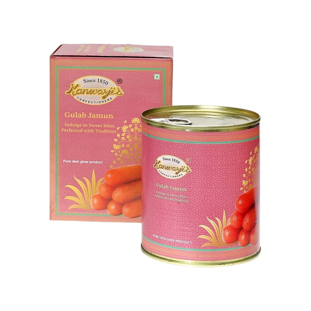 Kanwarjis Confectioners Kanwarjis Confectioners Desi Ghee Gulab Jamun Tin