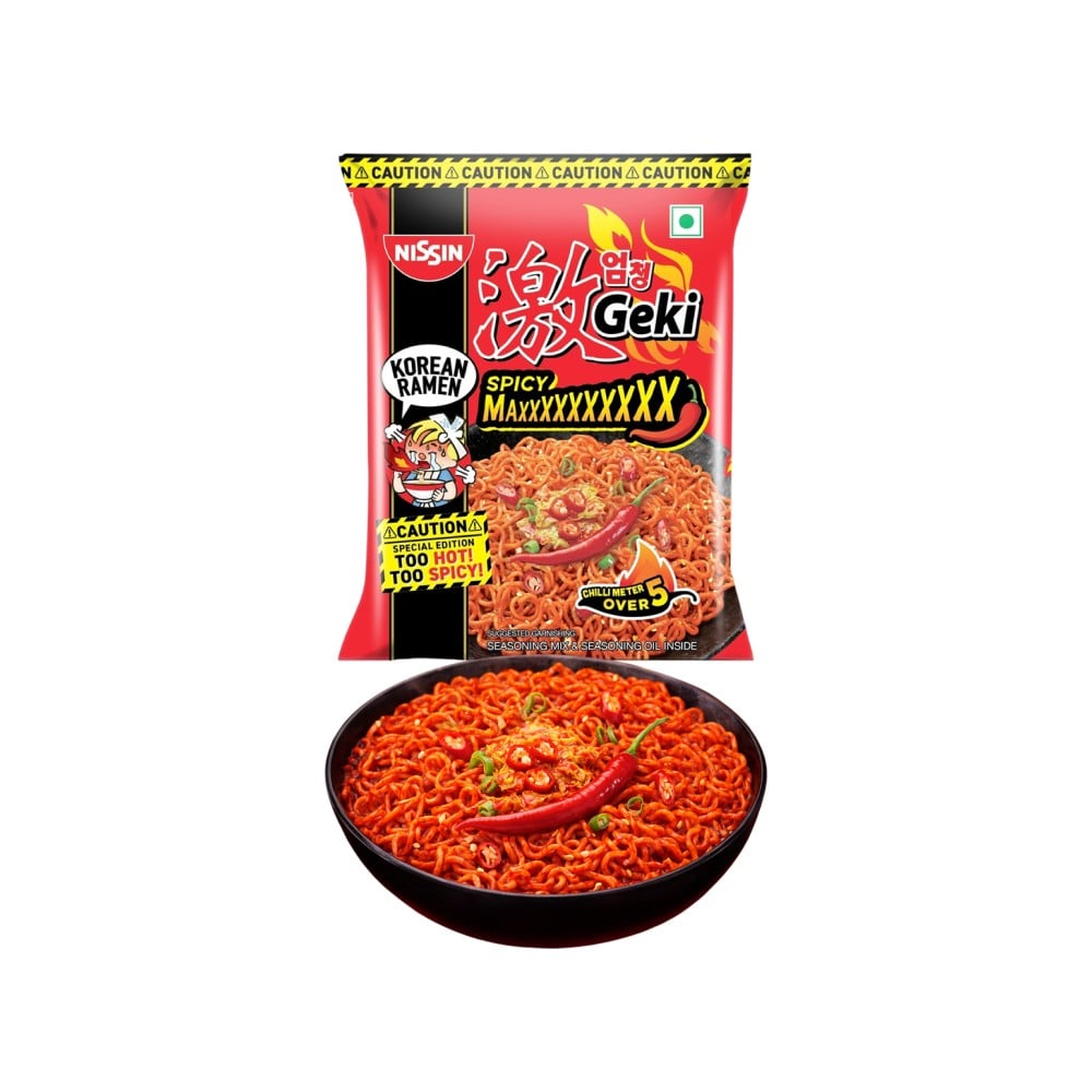 Nissin Nissin Geki Spicy Maxx Korean Ramen Noodles