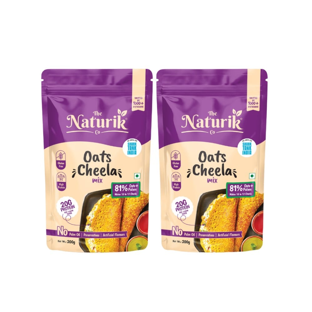 The Naturik Co The Naturik Co High Protein Oats Chilla Mix