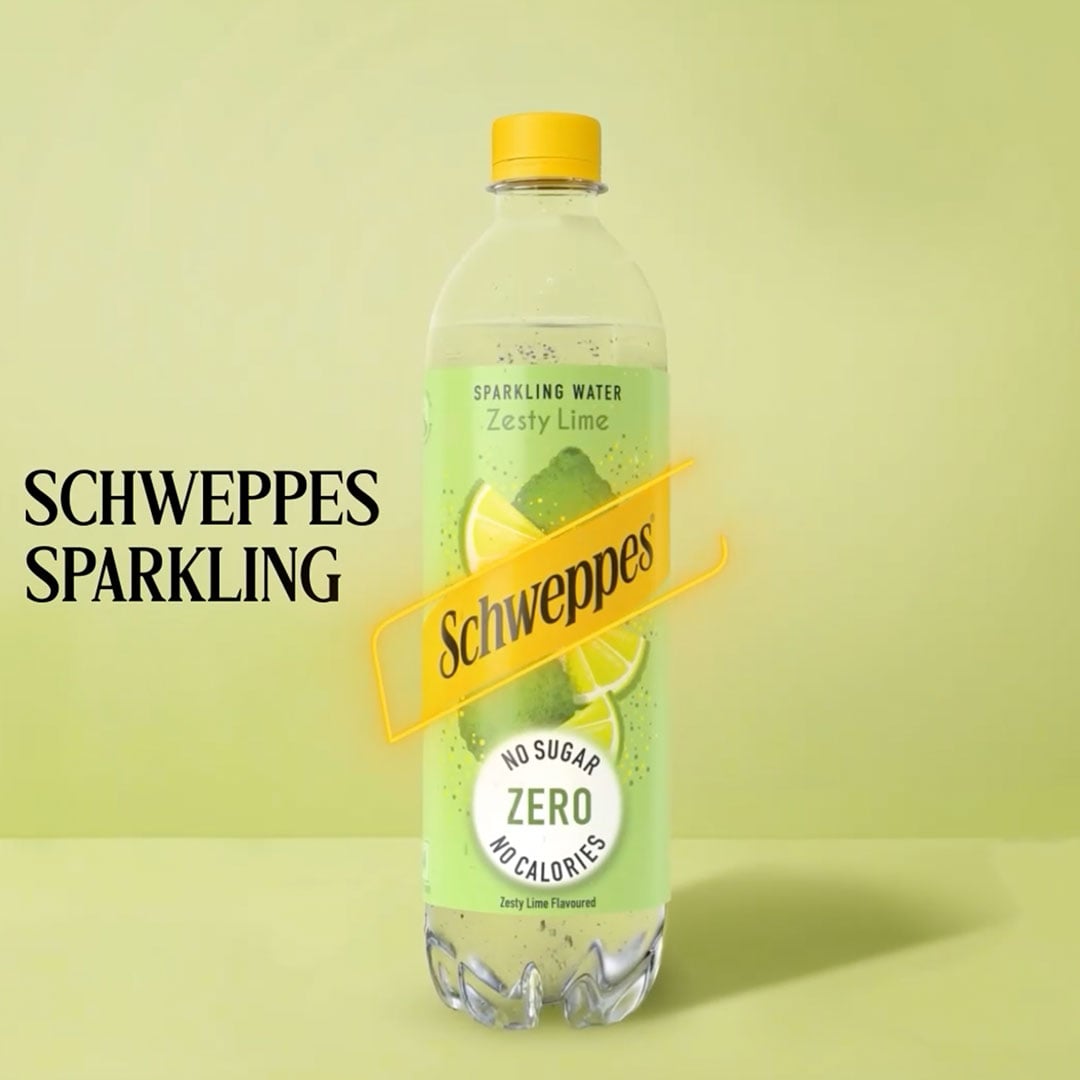 Schweppes Schweppes Zero Calories Flavoured Sparkling Water (Zesty Lime)