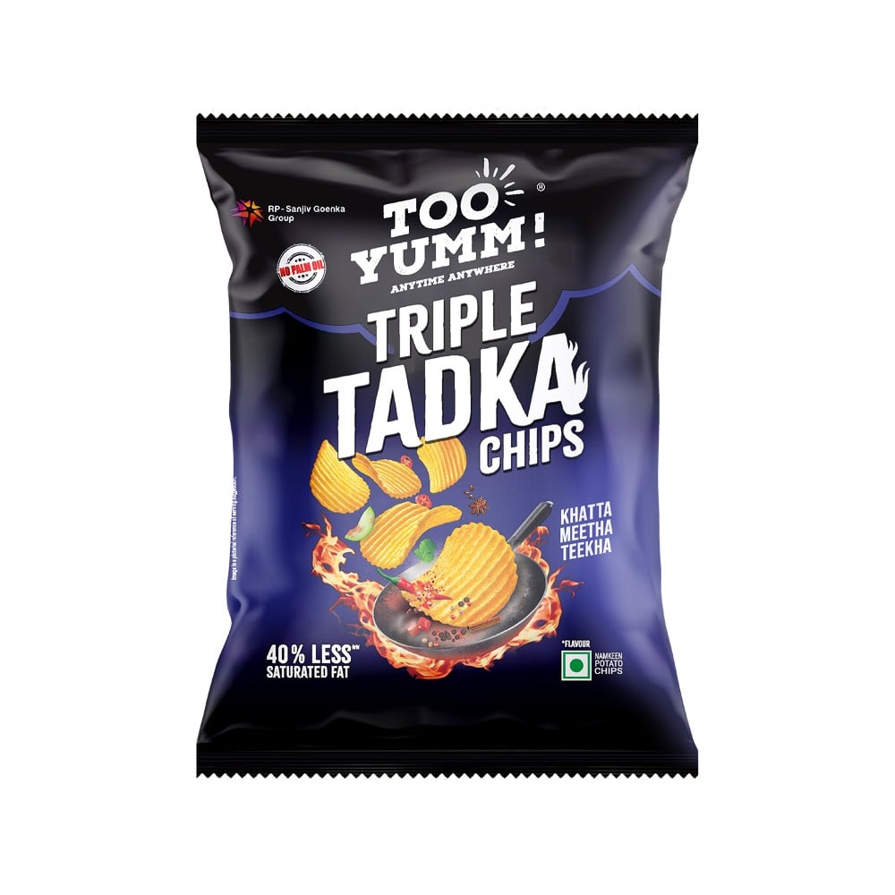 Too Yumm Too Yumm Khatta Meetha Teekha Triple Tadka Potato Chips