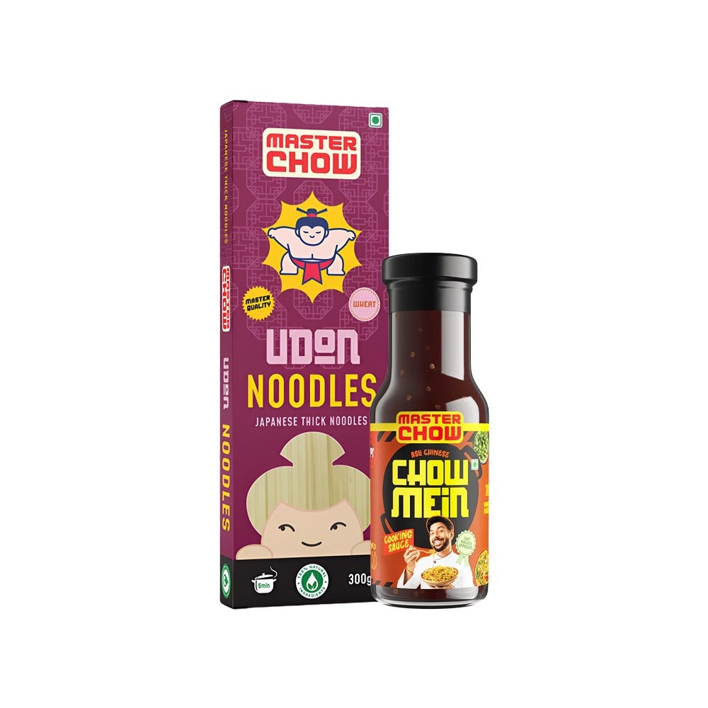 MasterChow MasterChow Japanese Udon Noodles + Chowmein Sauce Combo