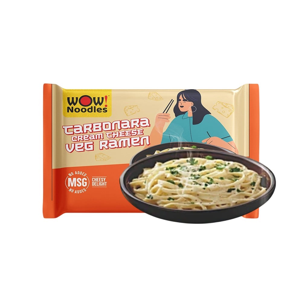 Wow! Wow! Carbonara Cheese Ramen Instant Noodles