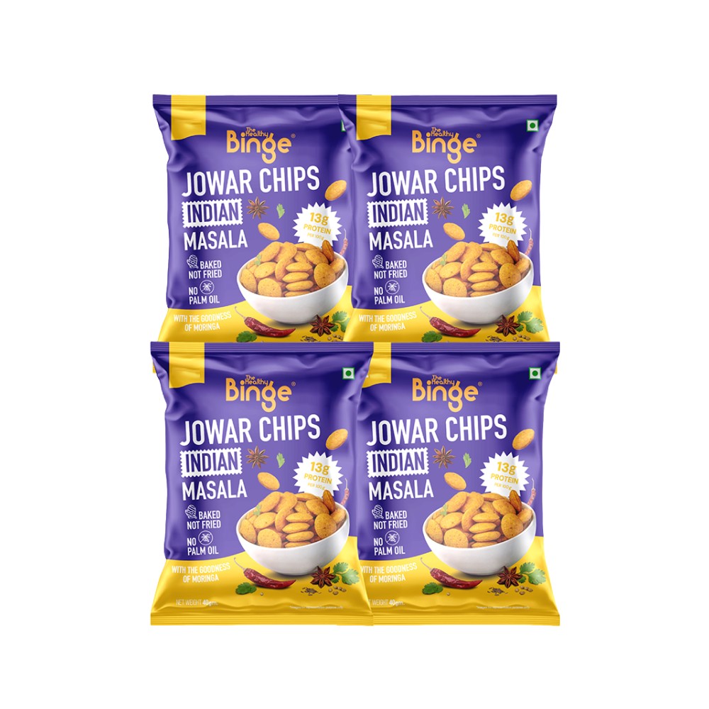 The Healthy Binge The Healthy Binge Moringa Jowar Crisps