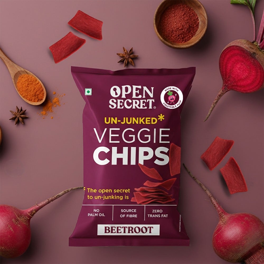 Open Secret Open Secret Beetroot Veggie Healthy Chips