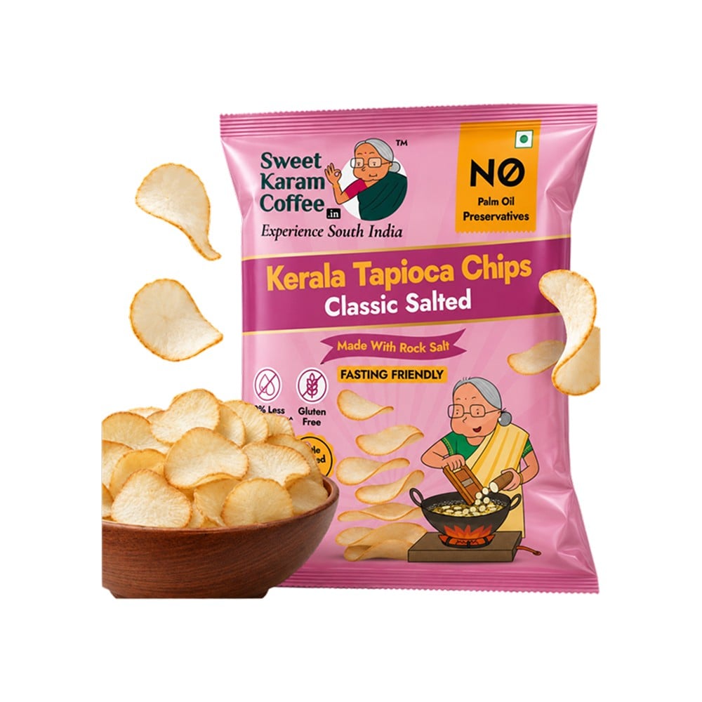 Sweet Karam Coffee Sweet Karam Coffee Rock Salt Tapioca Chips
