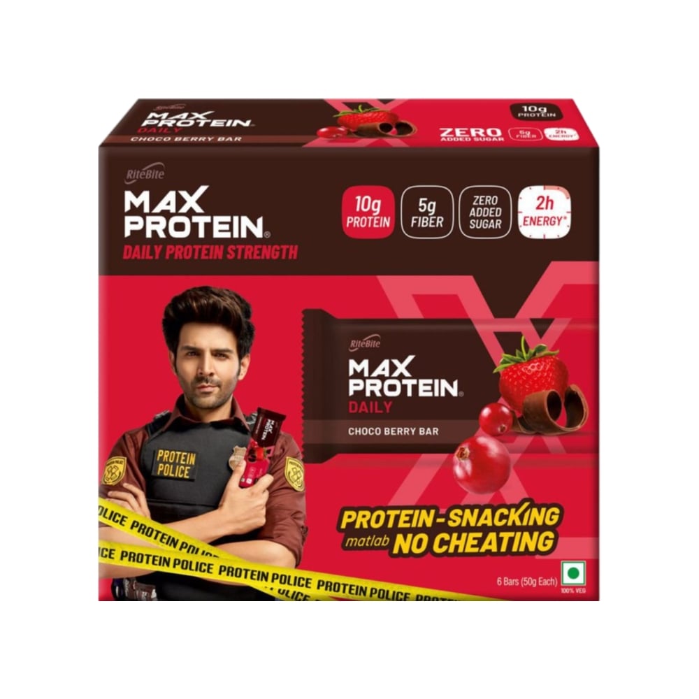 RiteBite RiteBite Max Protein Choco Berry 10g Protein Bar Pack