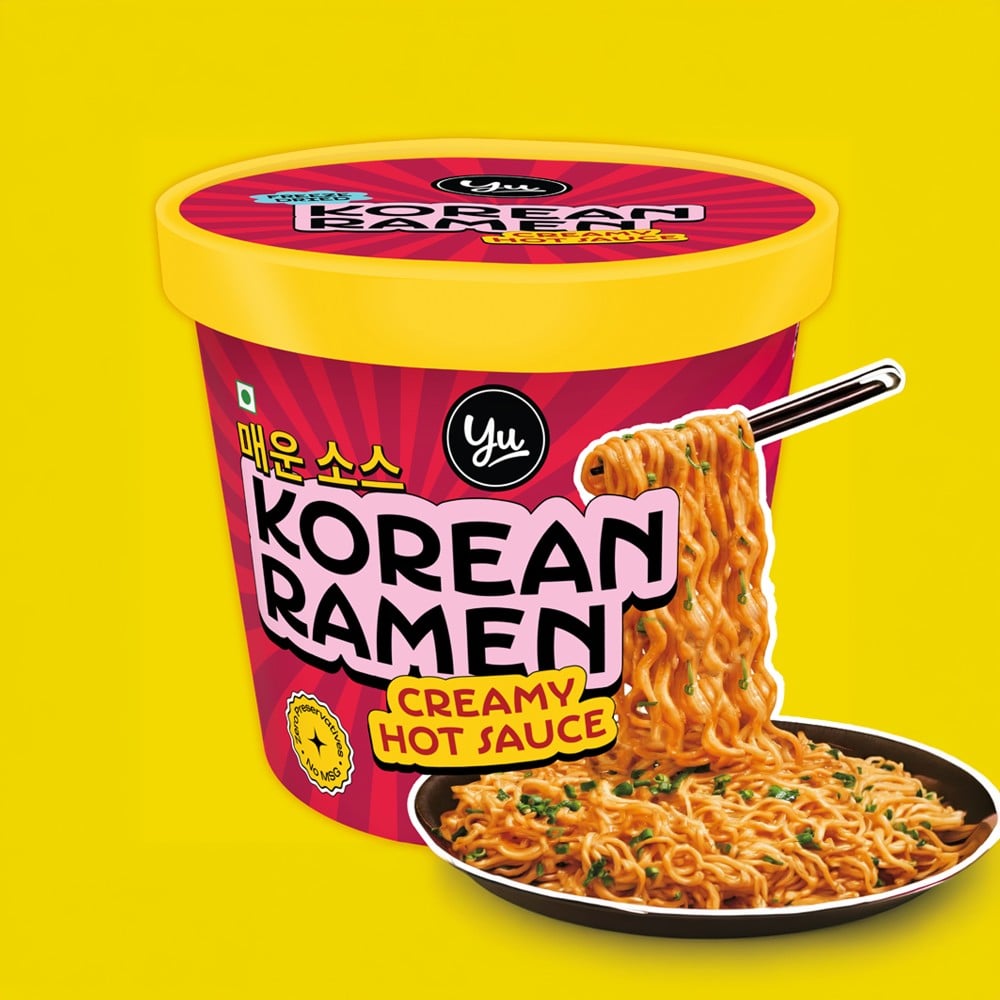 Yu Yu Creamy Hot Sauce Korean Ramen Cup Noodles