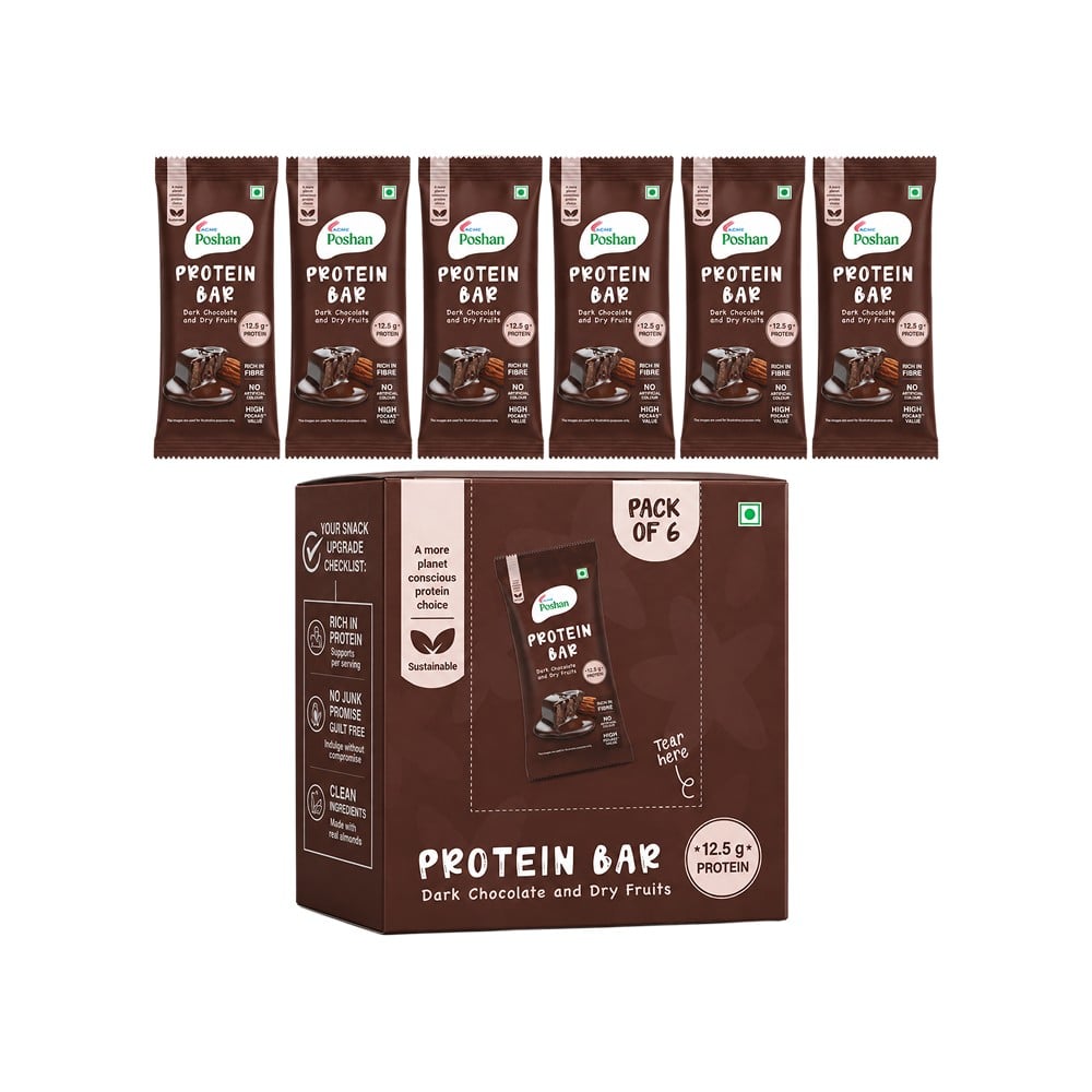 Acme Poshan Acme Poshan Dark Chocolate & Dry Fruits Protein Bar
