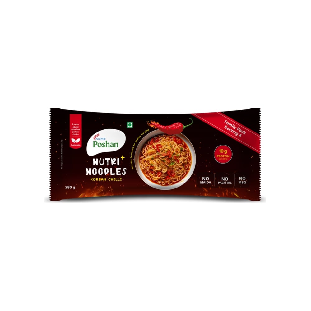 Acme Poshan Acme Poshan Nutri+ Korean Chilli Instant Noodles