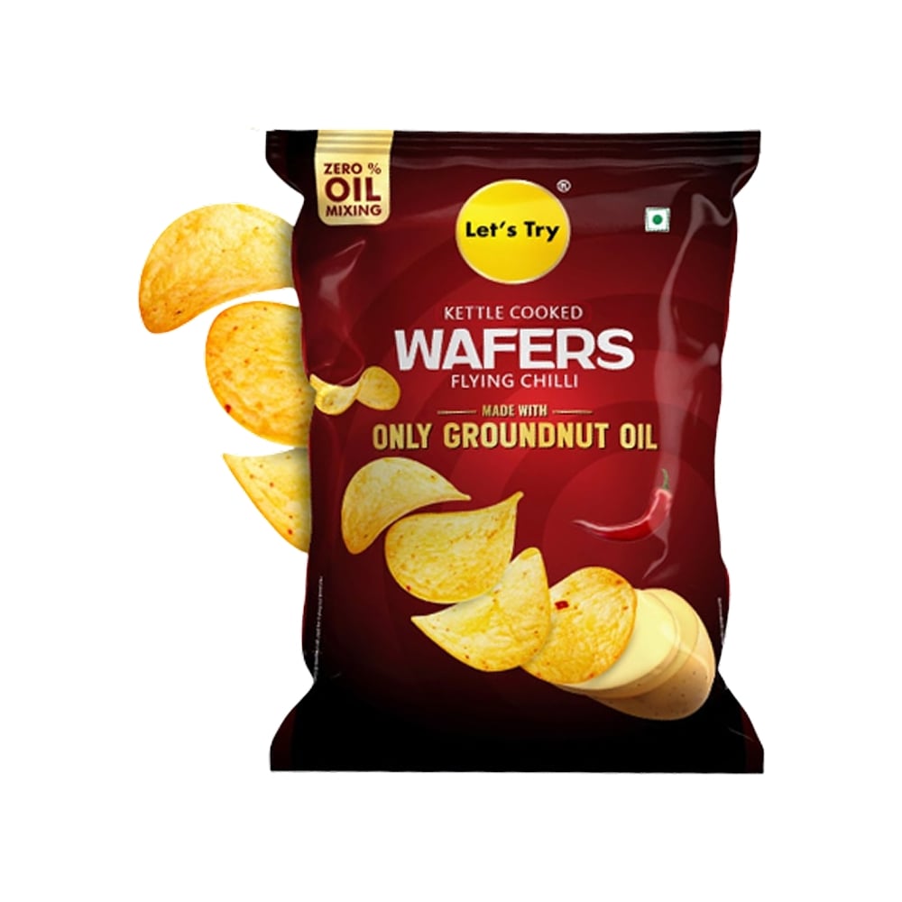 Let's Try Let's Try Flying Chilli Wafers