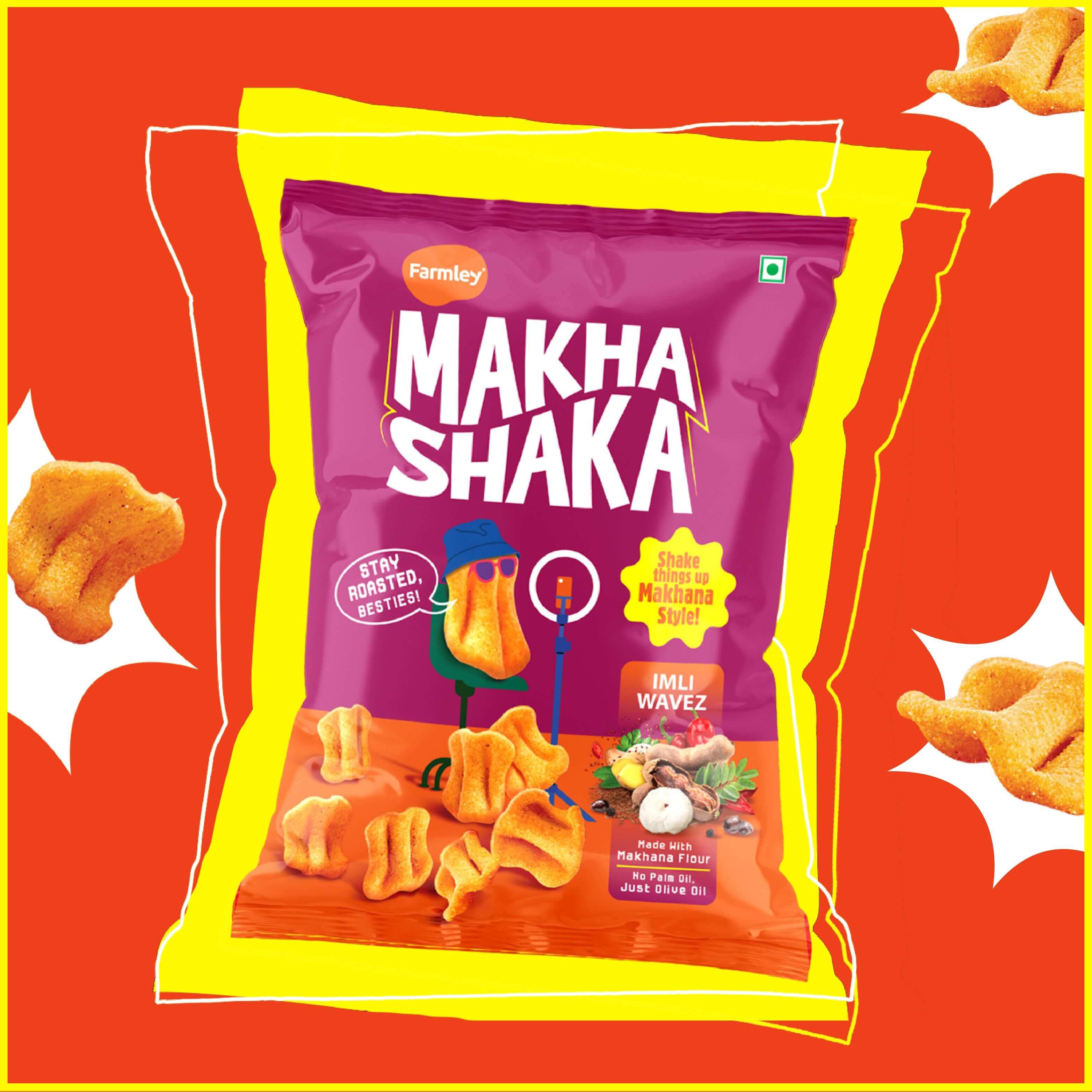 Farmley Farmley Makha Shaka Imli Wavez Makhana Chips